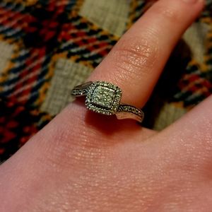 Sterling silver promise ring